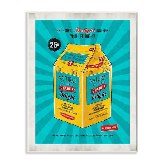 Stupell Industries Grade A Delight Funny Wall Art